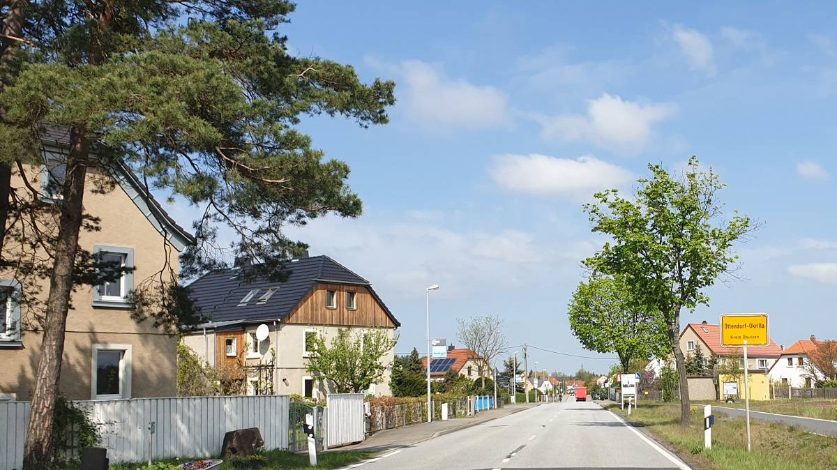 Ortseingang Ottendorf-Okrilla